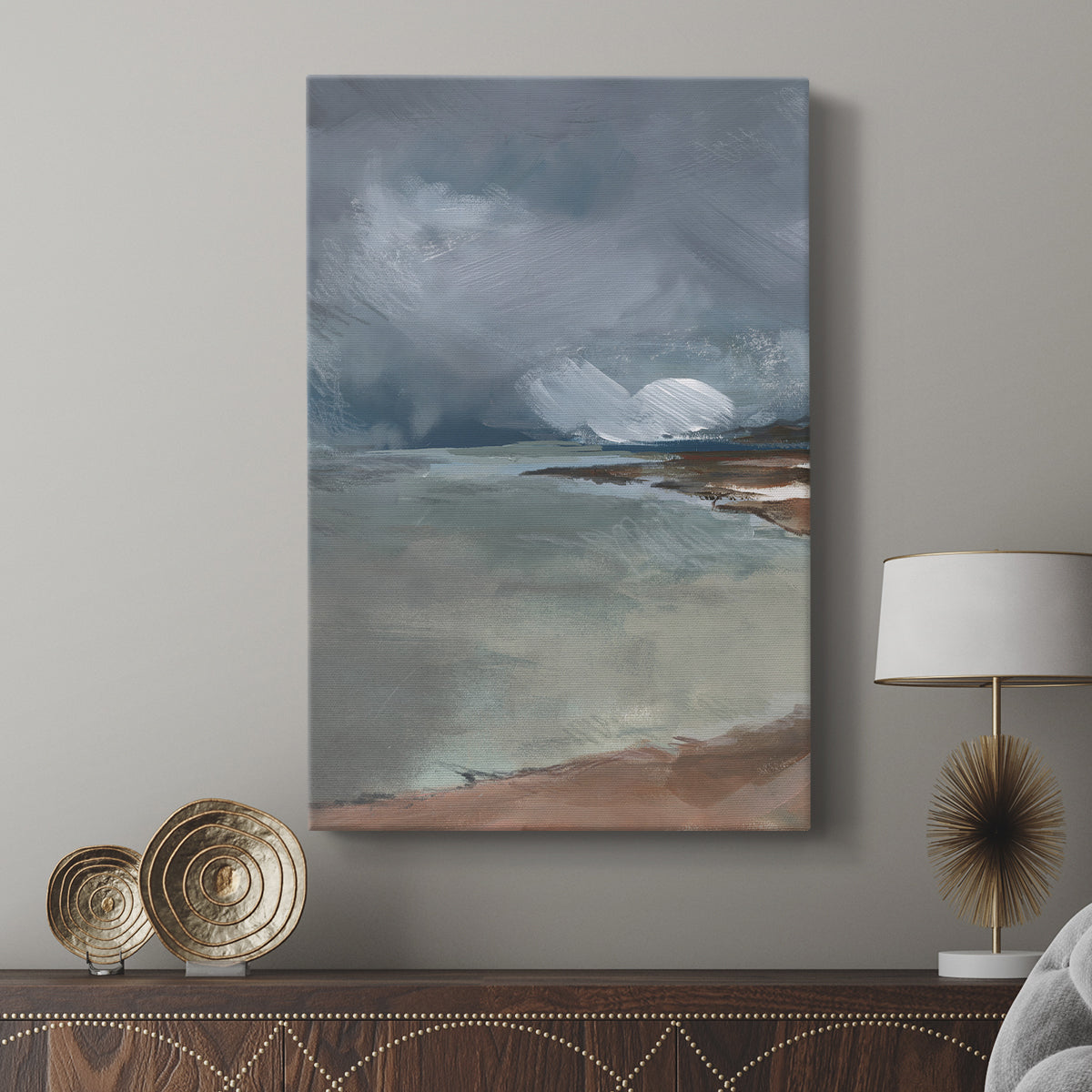 Sea Glass Storm I - Canvas Art Print