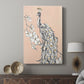 Peacock in Gold II - Canvas Art Print