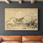 Hatched Horizon II - Canvas Art Print