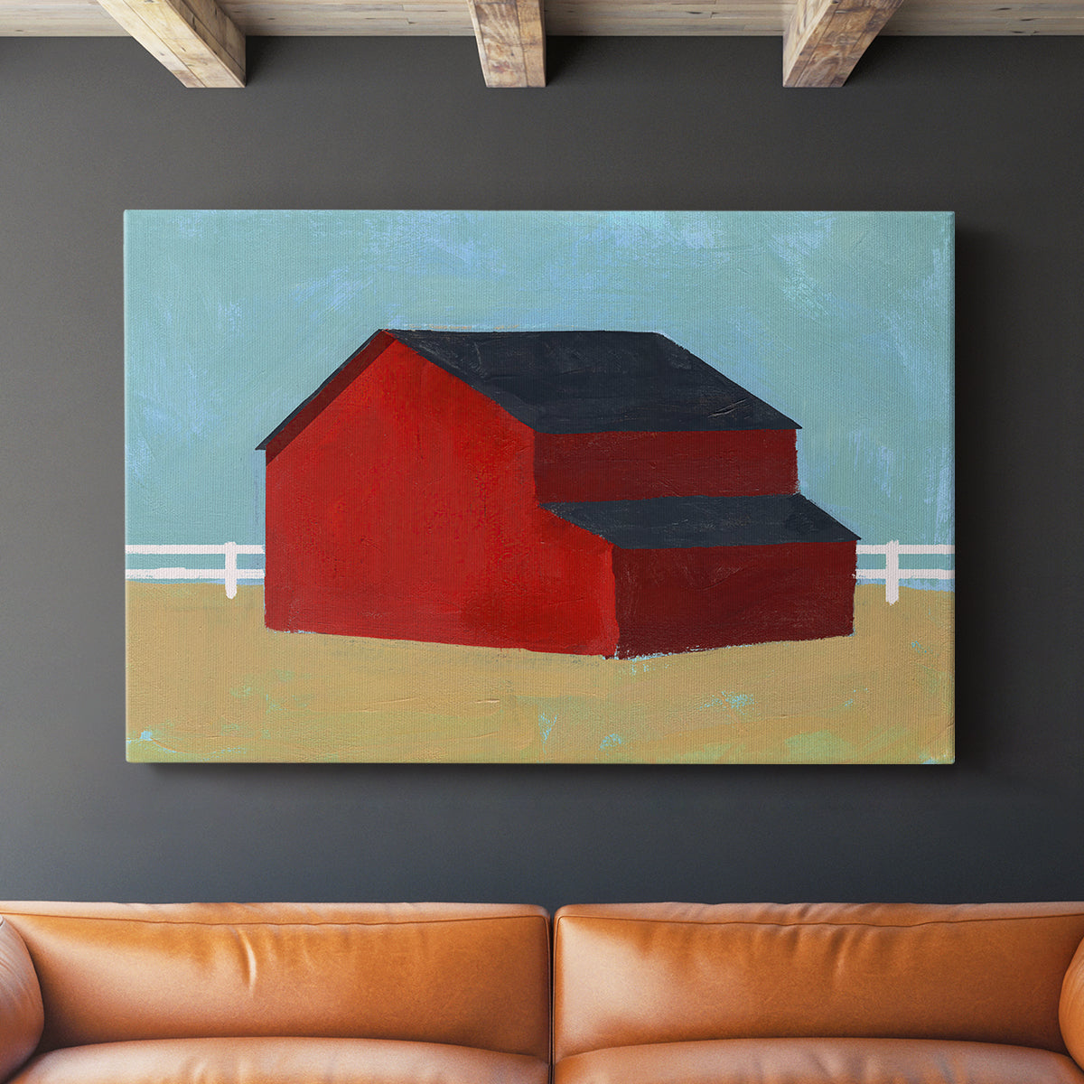 Big Red One II - Canvas Art Print