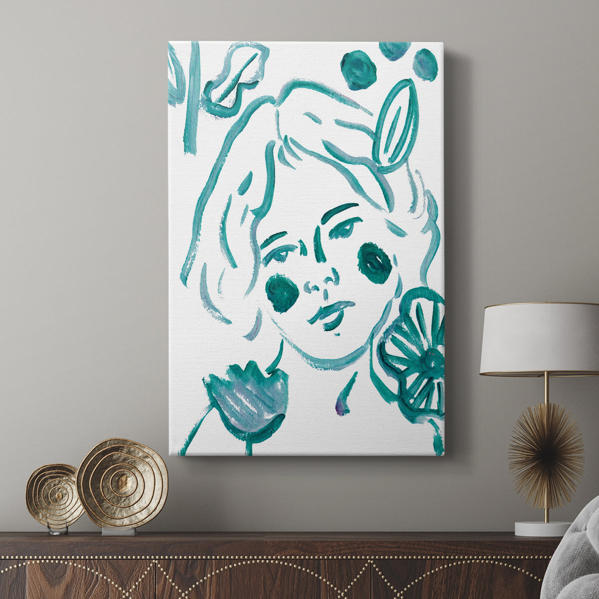 Budding Flower III - Canvas Art Print