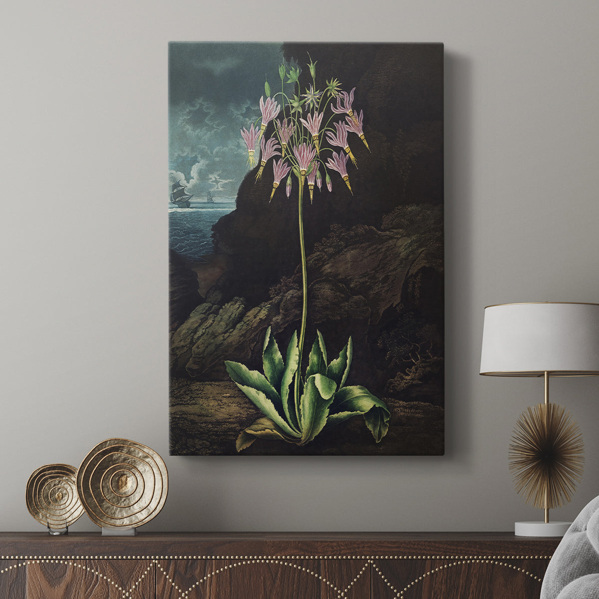 Temple of Flora II - Canvas Art Print