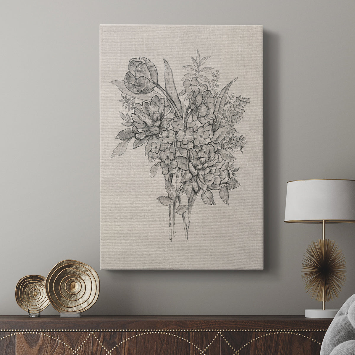 Floral Bouquet I - Canvas Art Print