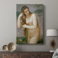Canvas art print featuring a refined composition with smooth texture and movement displayed in a modern interior space.