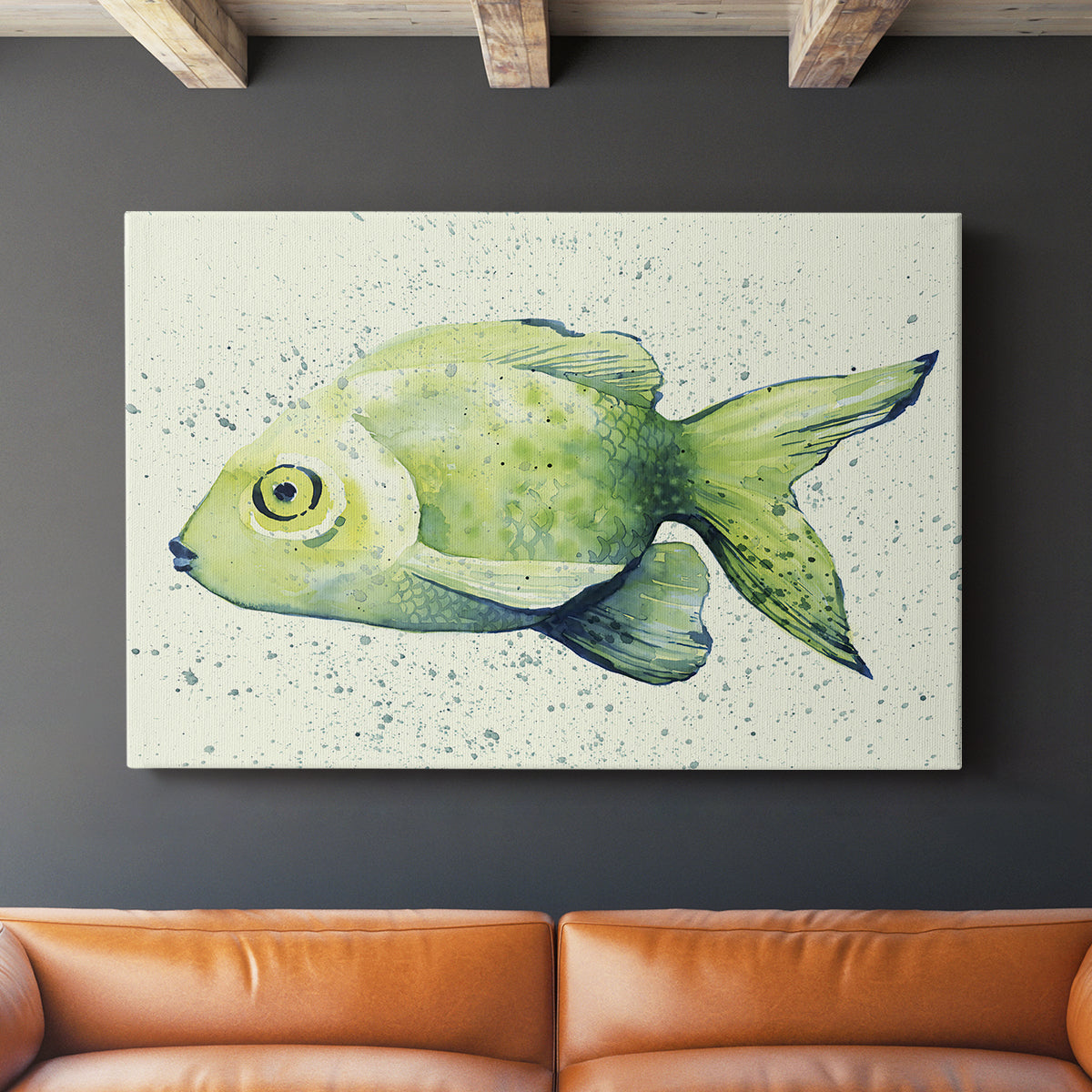 Speckled Freshwater Fish I - Canvas Art Print