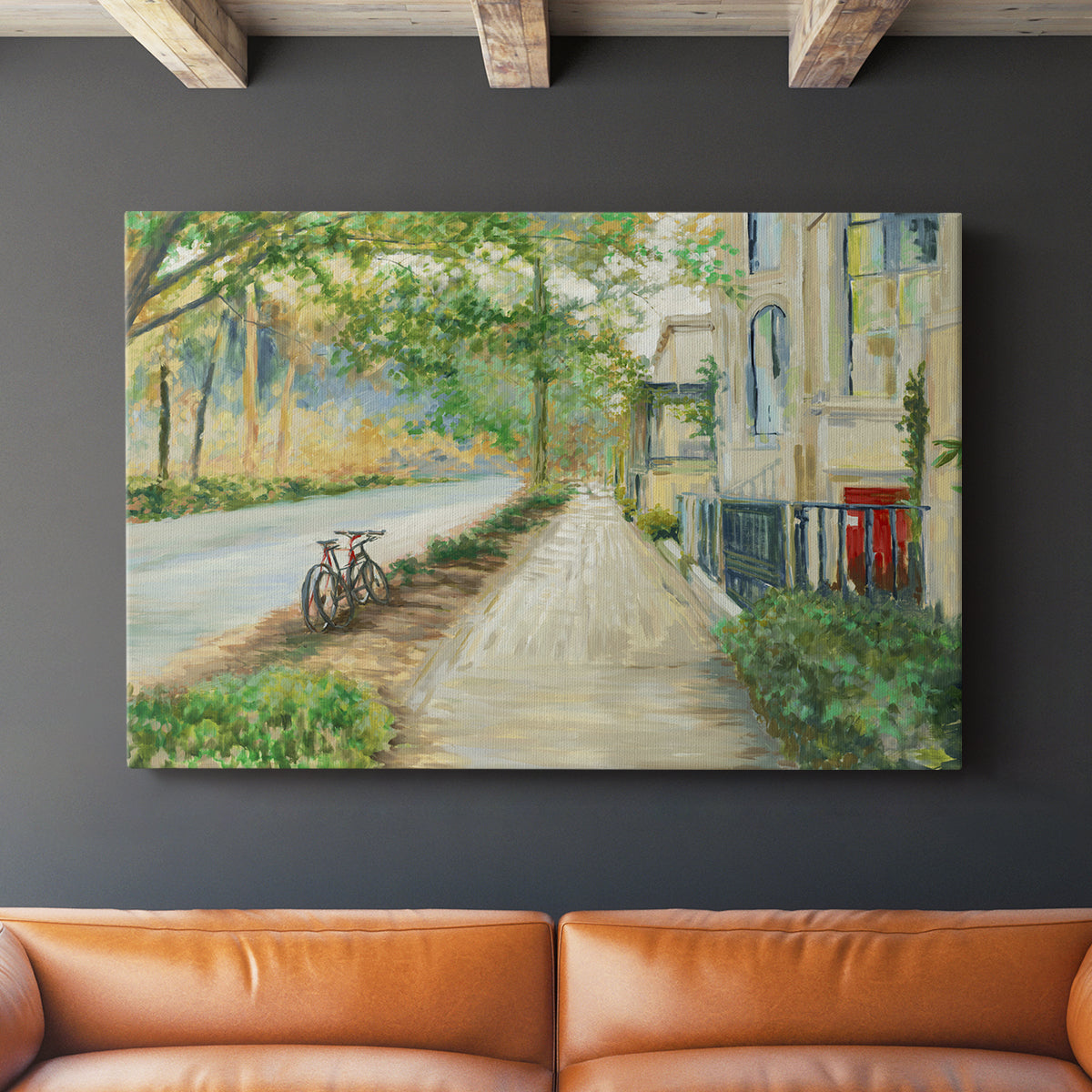 Sunny Side Of The Street - Canvas Art Print