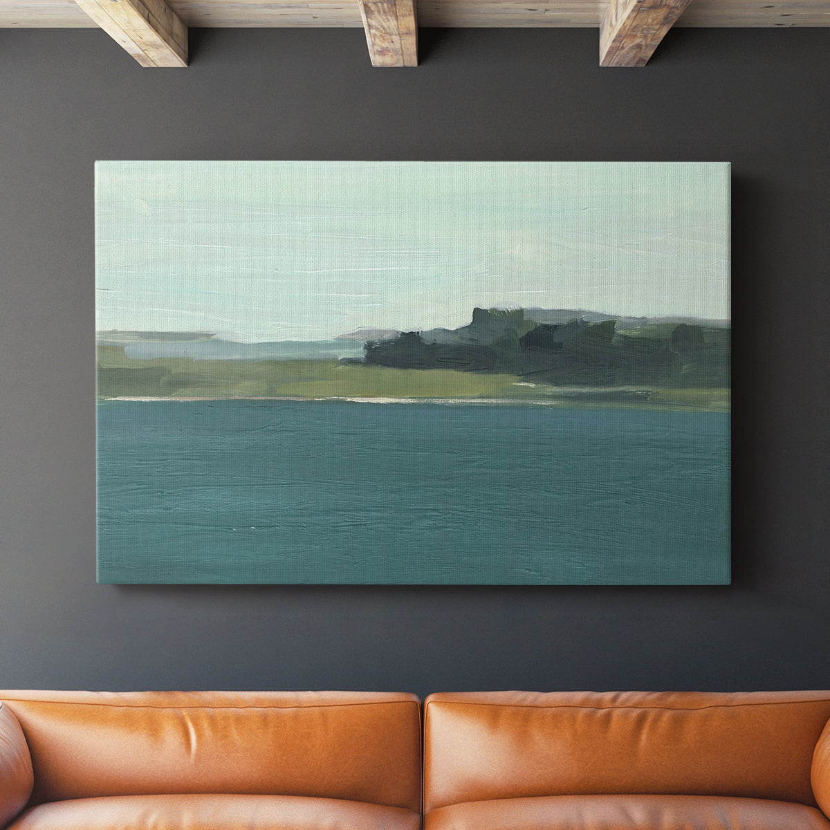 Calming Lake View II - Canvas Art Print