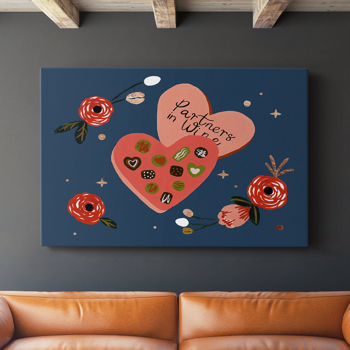 Happy Galentine I - Canvas Art Print