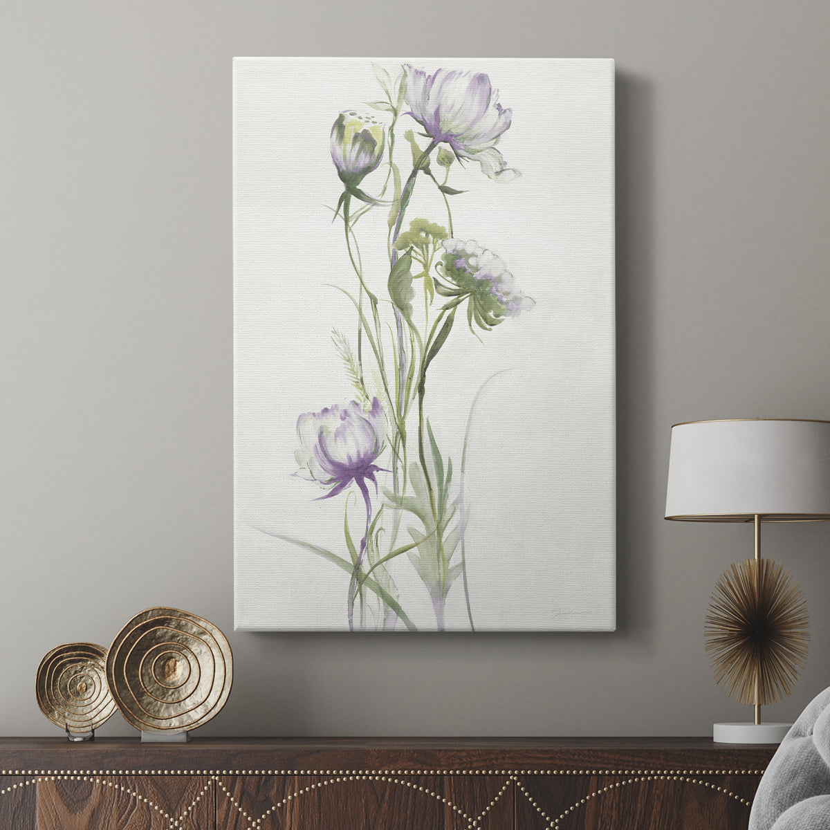 Late Summer Wildflowers I - Canvas Art Print