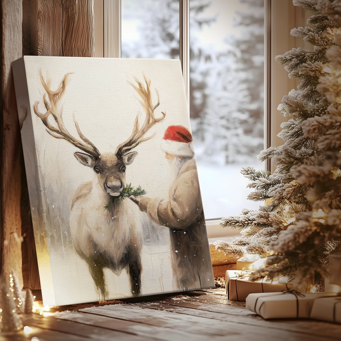 Golden Eve Promise - Canvas Art Print