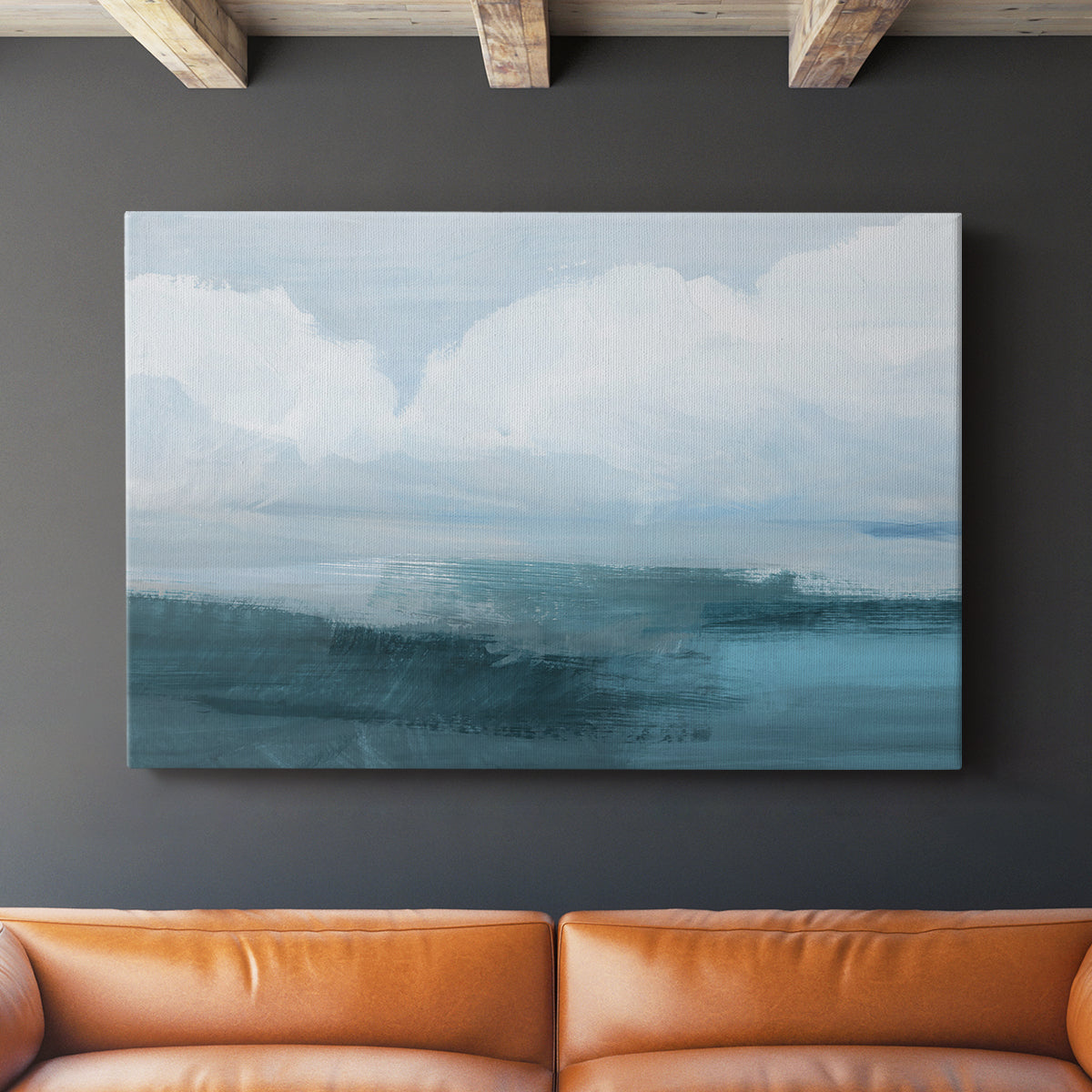 Azure Rising I - Canvas Art Print