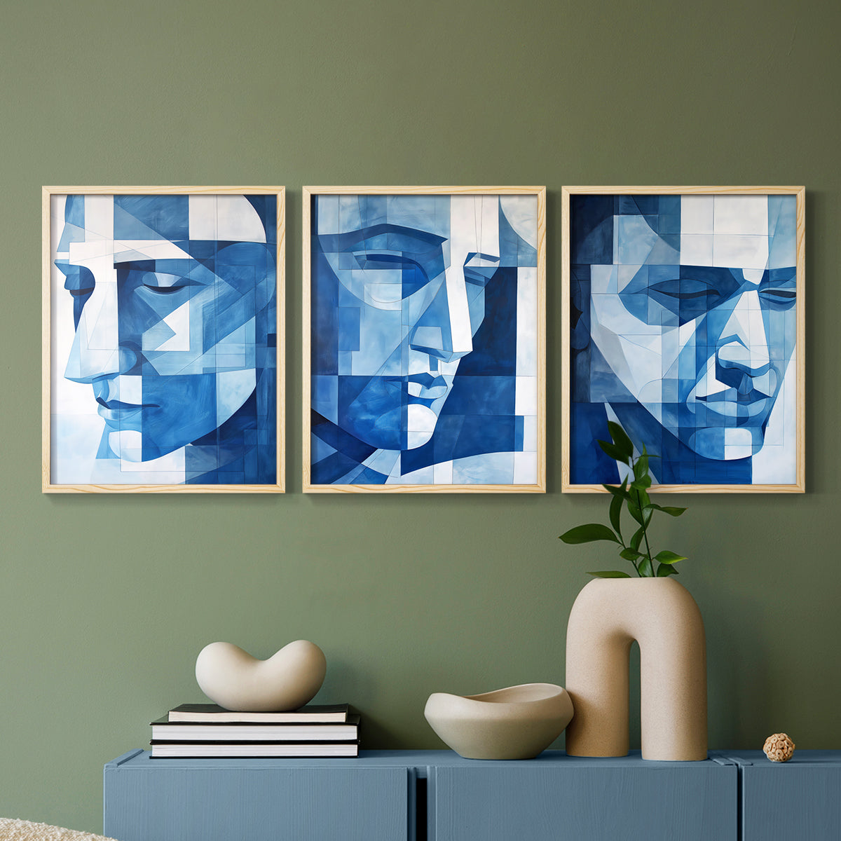 Abstract Series XXVIII - Restickable Framed Art Set