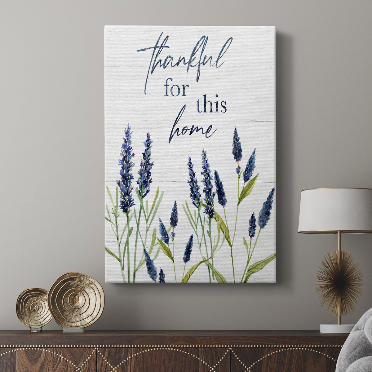 Thankful for this Home - Canvas Art Print