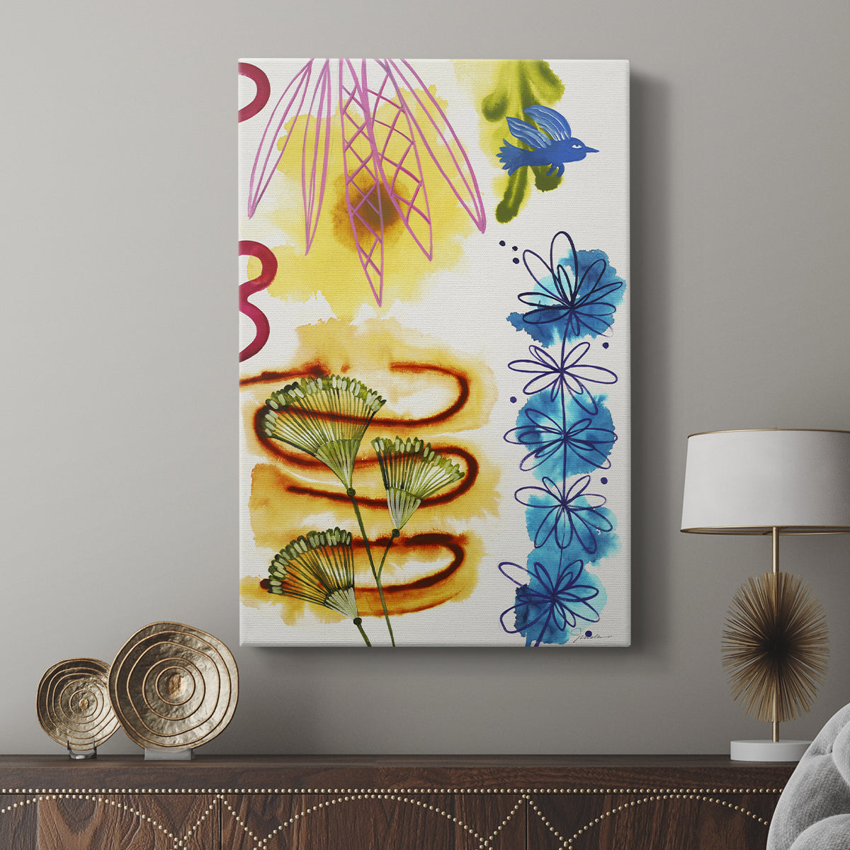 Flower Power I - Canvas Art Print