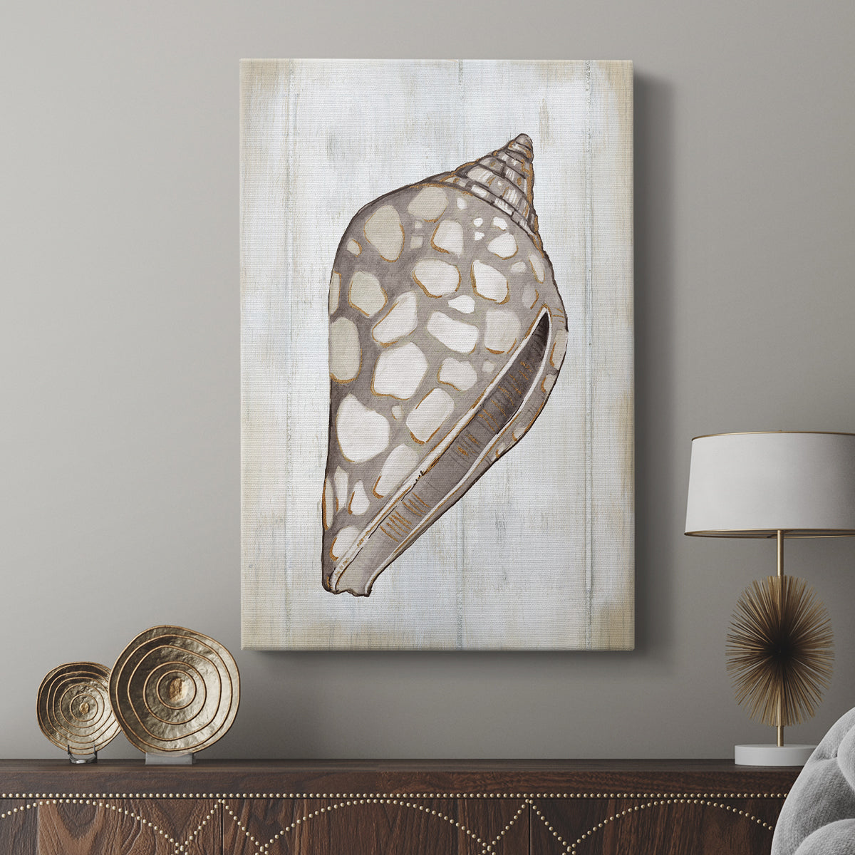Ocean Cone I - Canvas Art Print
