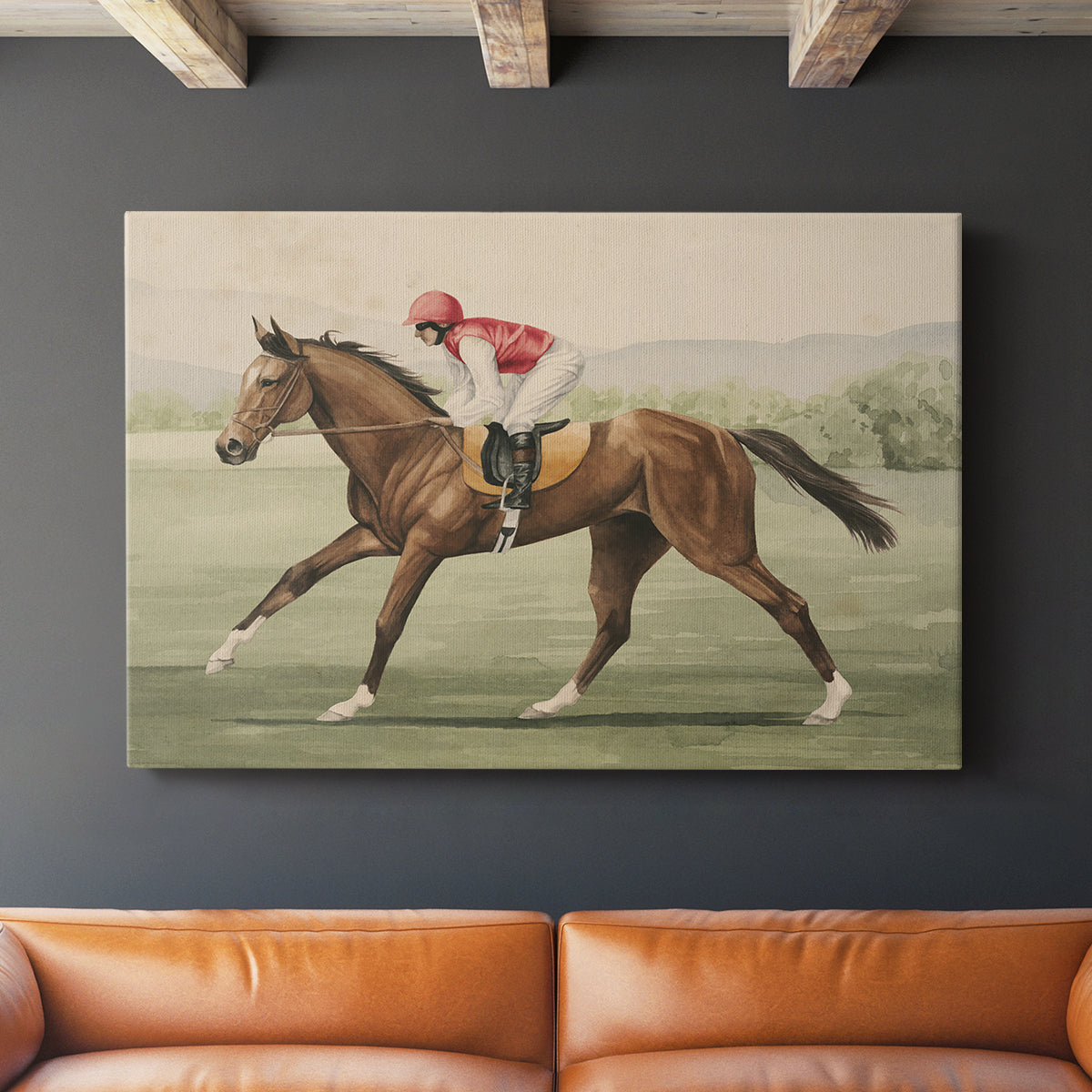 Vintage Equestrian I - Canvas Art Print