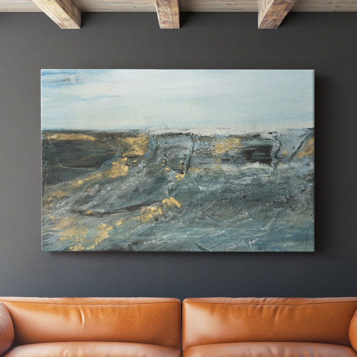 Flow of Love in Ocean I - Canvas Art Print