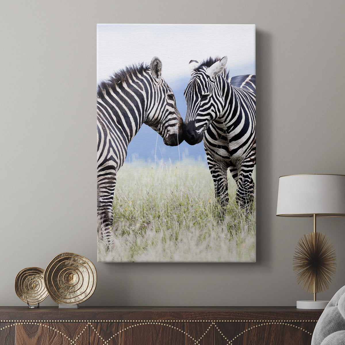 African Affection - Canvas Art Print