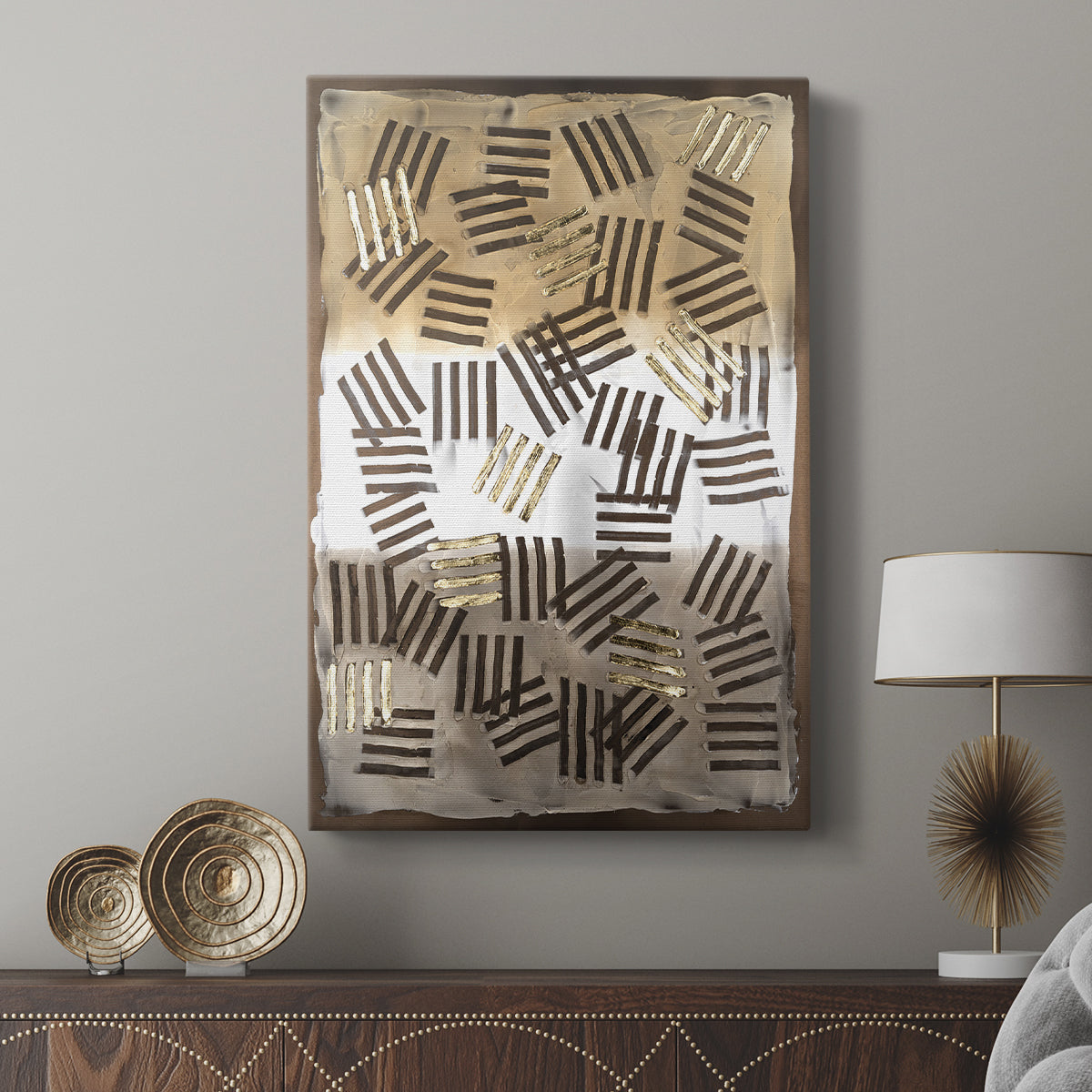 Raffia Palm I - Canvas Art Print