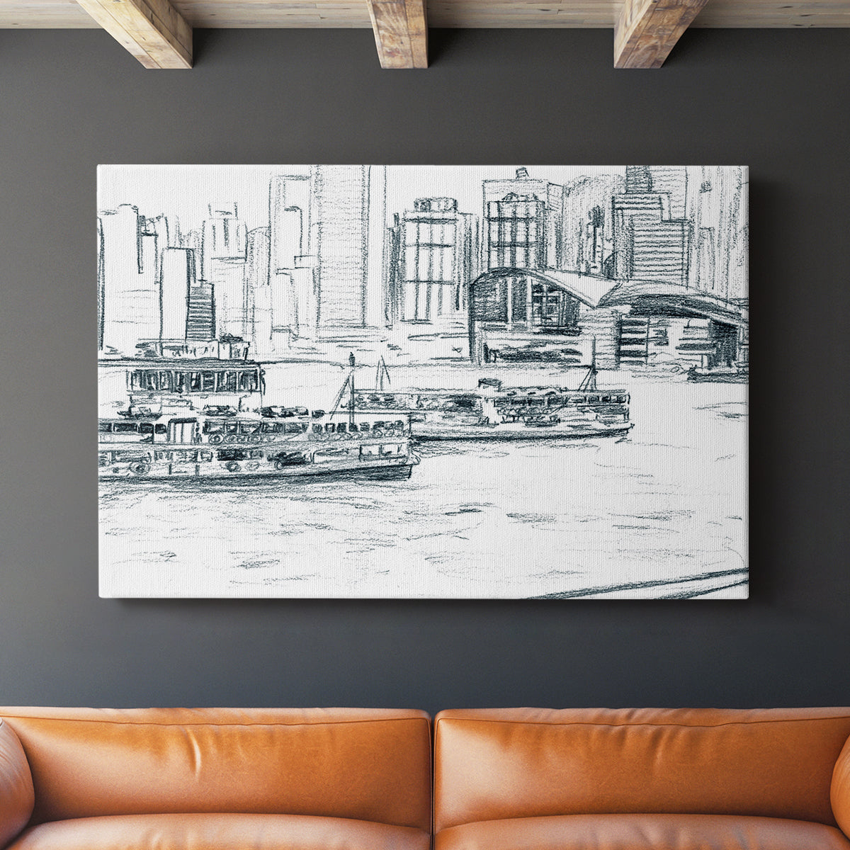 Ferryboats I - Canvas Art Print