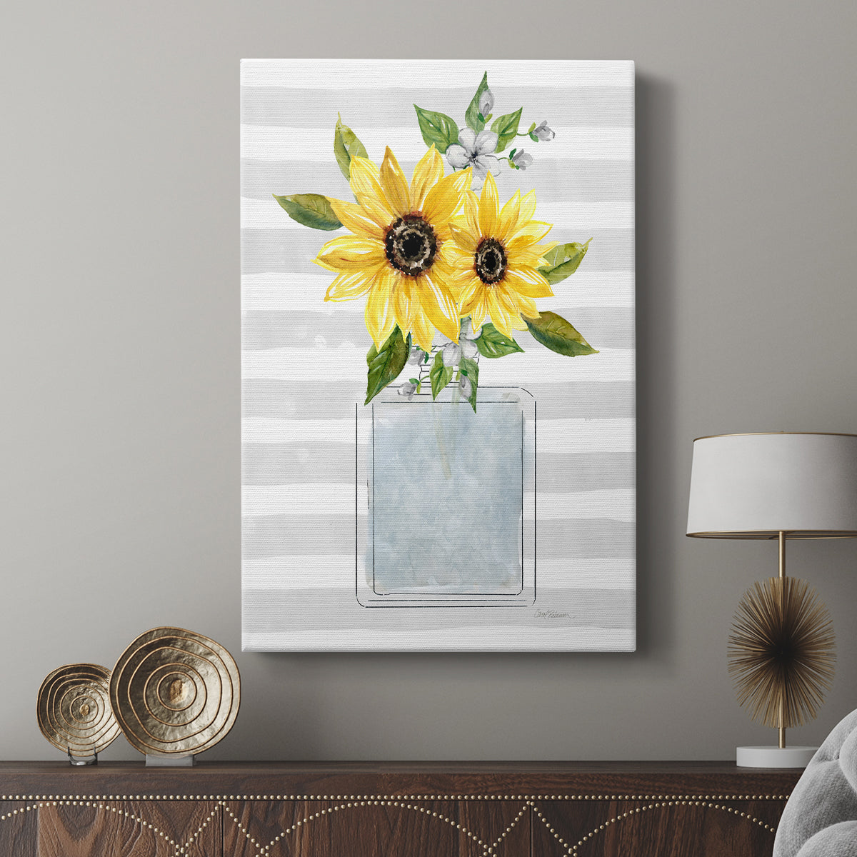 Sunflower Perfume I - Canvas Art Print