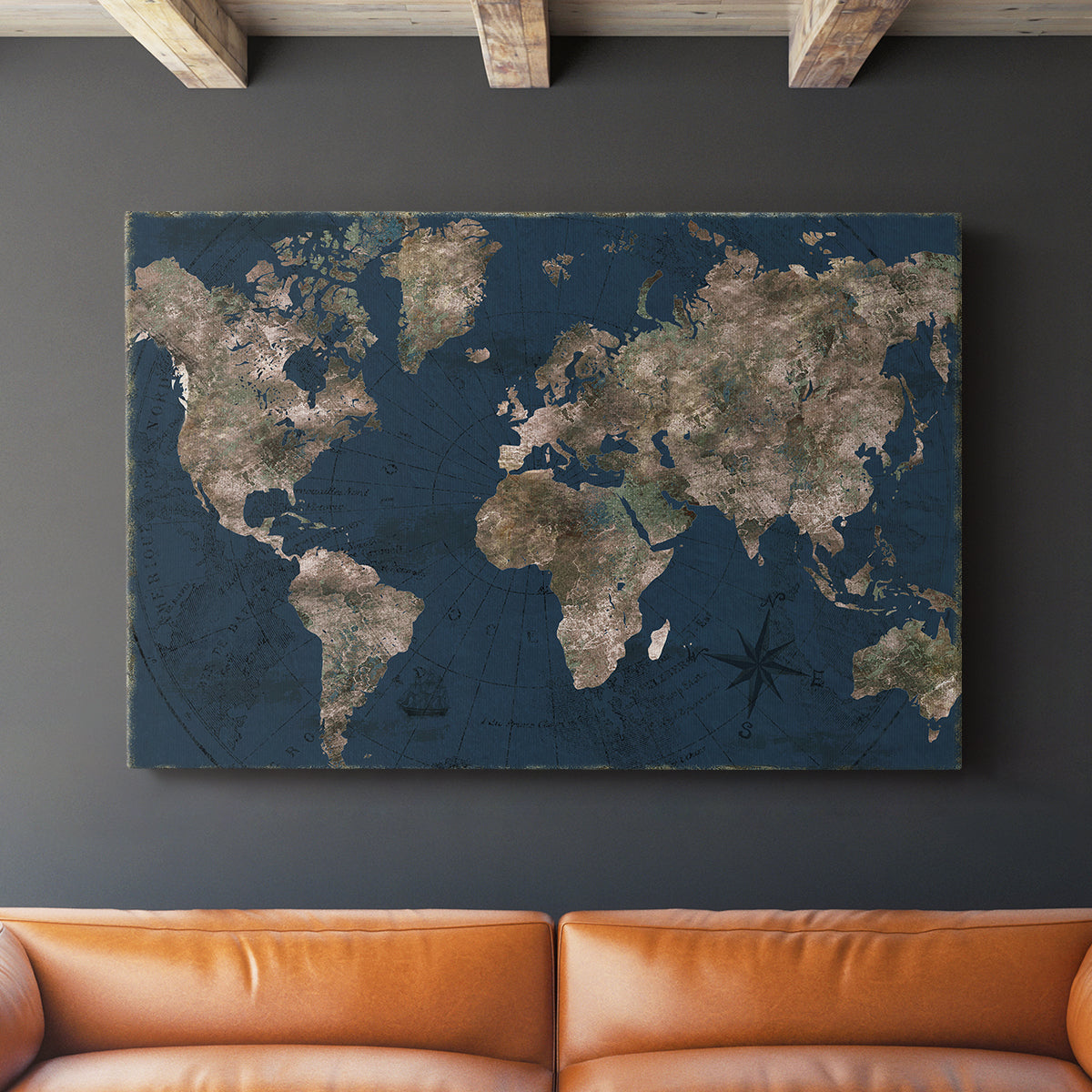 Navy Atlas - Canvas Art Print