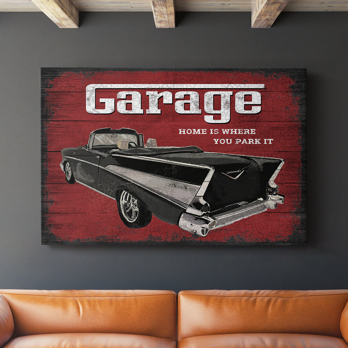 The Garage - Canvas Art Print
