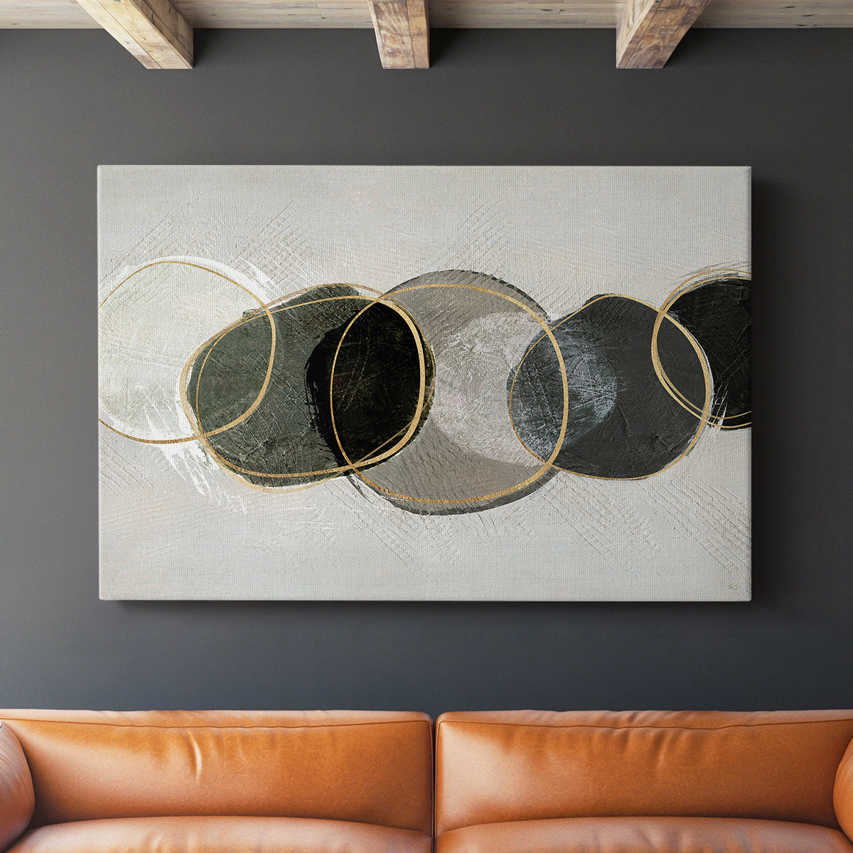 River Rock - Canvas Art Print