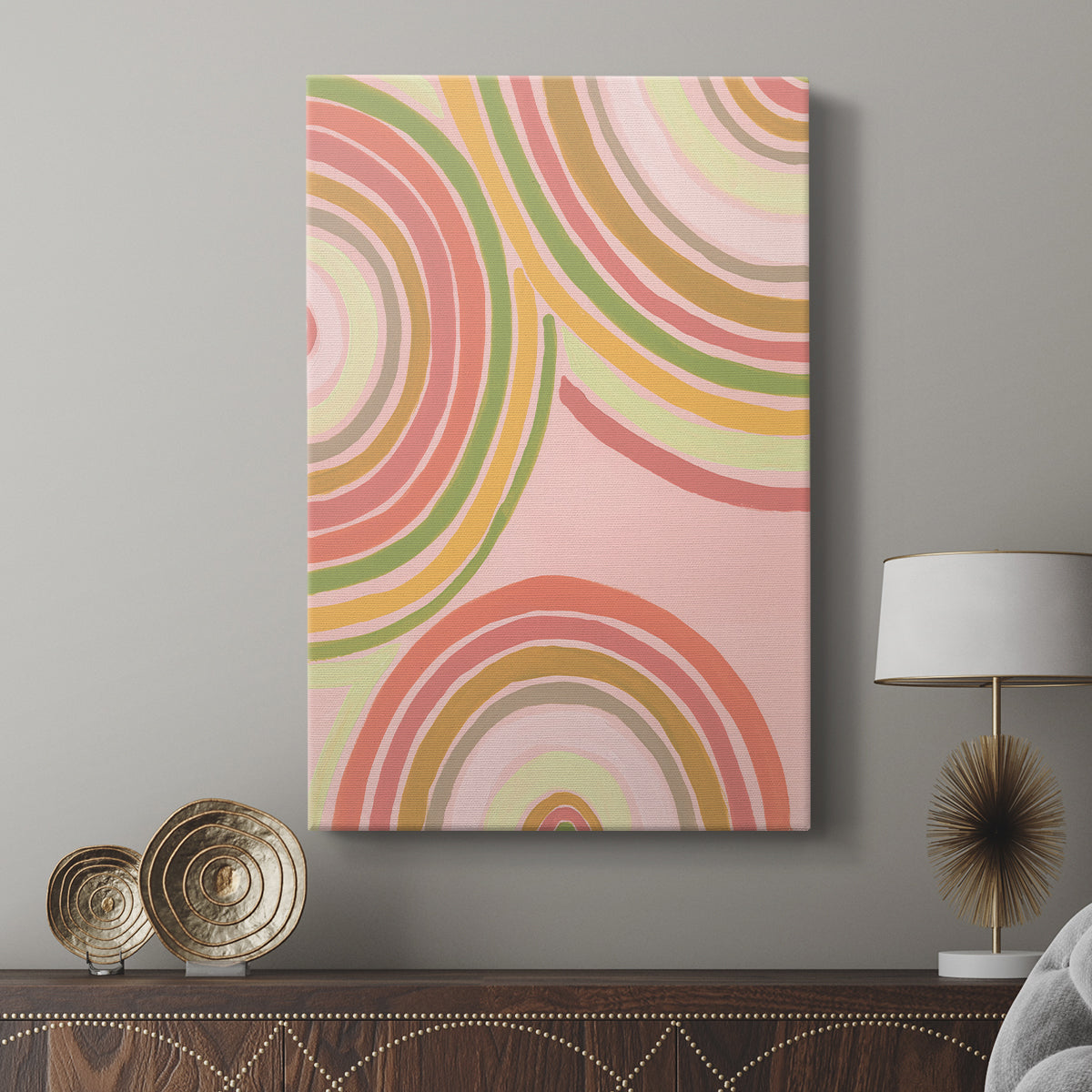 Abstract Rainbow I - Canvas Art Print