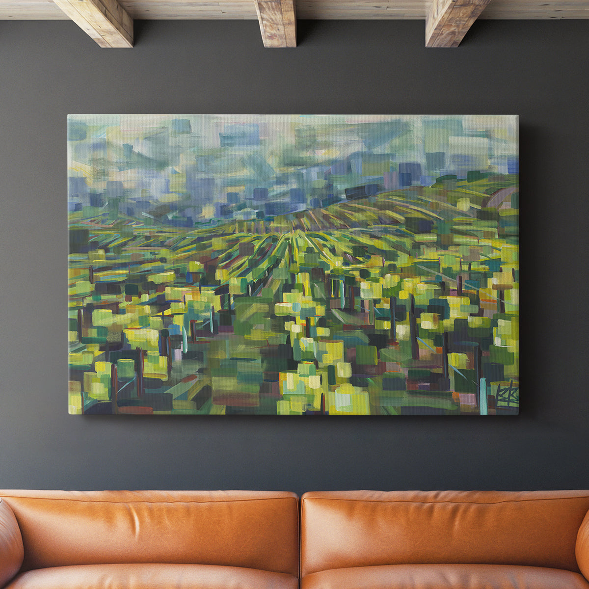 Yellow Grapevines Forever - Canvas Art Print