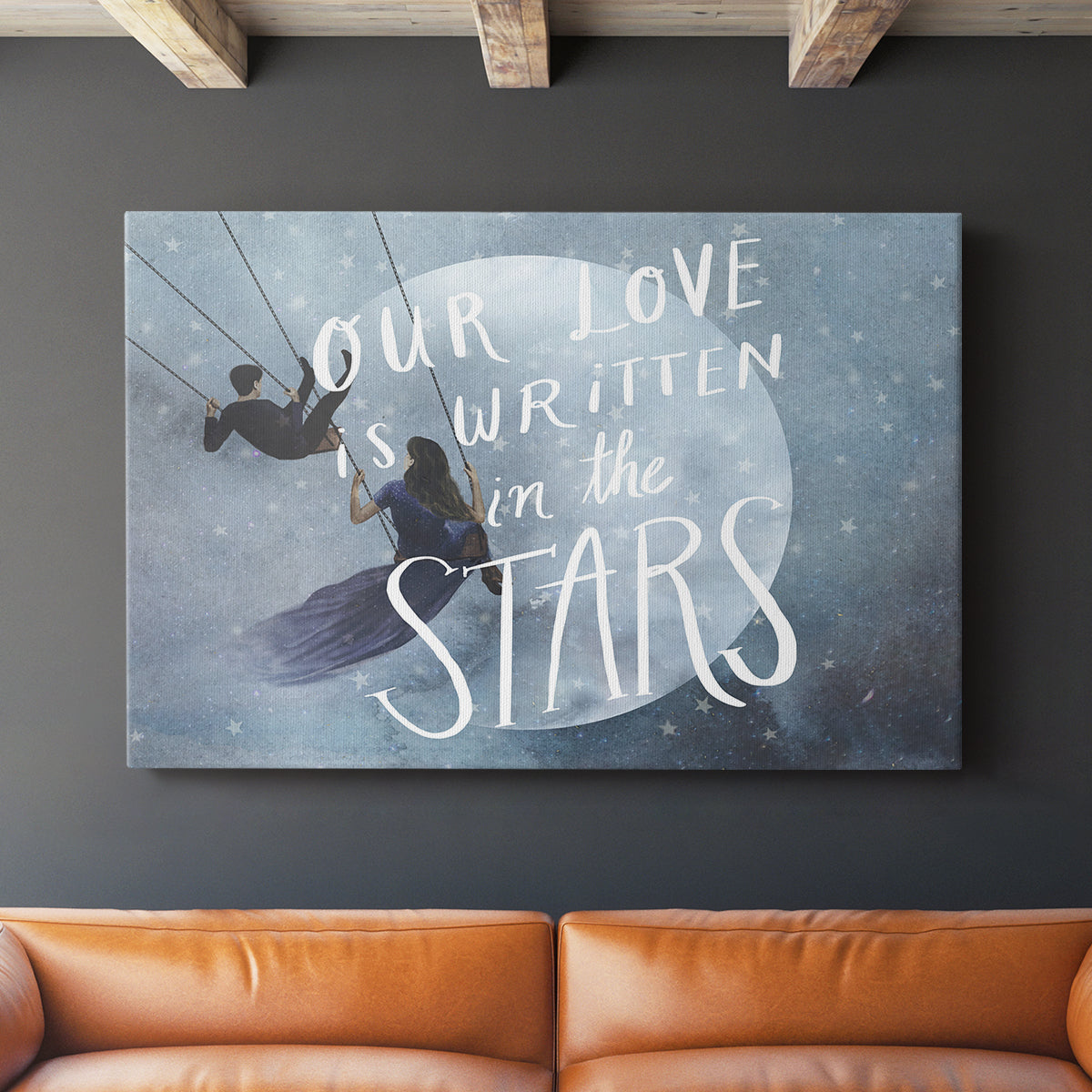 Celestial Love Collection A - Canvas Art Print