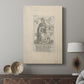 Canvas art print featuring a structured illustration with strong outline and minimal depth displayed in a modern interior space.