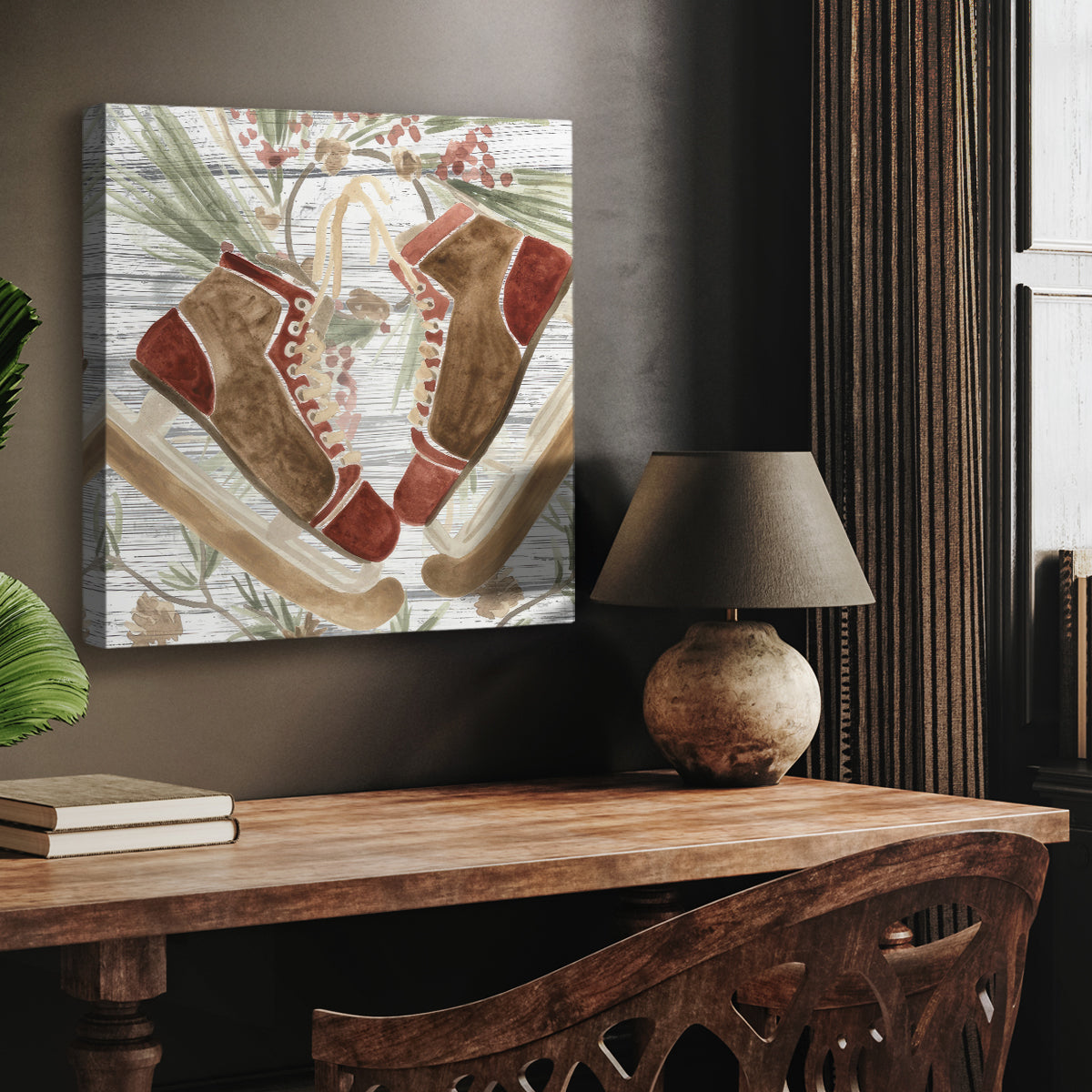 Pinecone Lodge I - Canvas Art Print