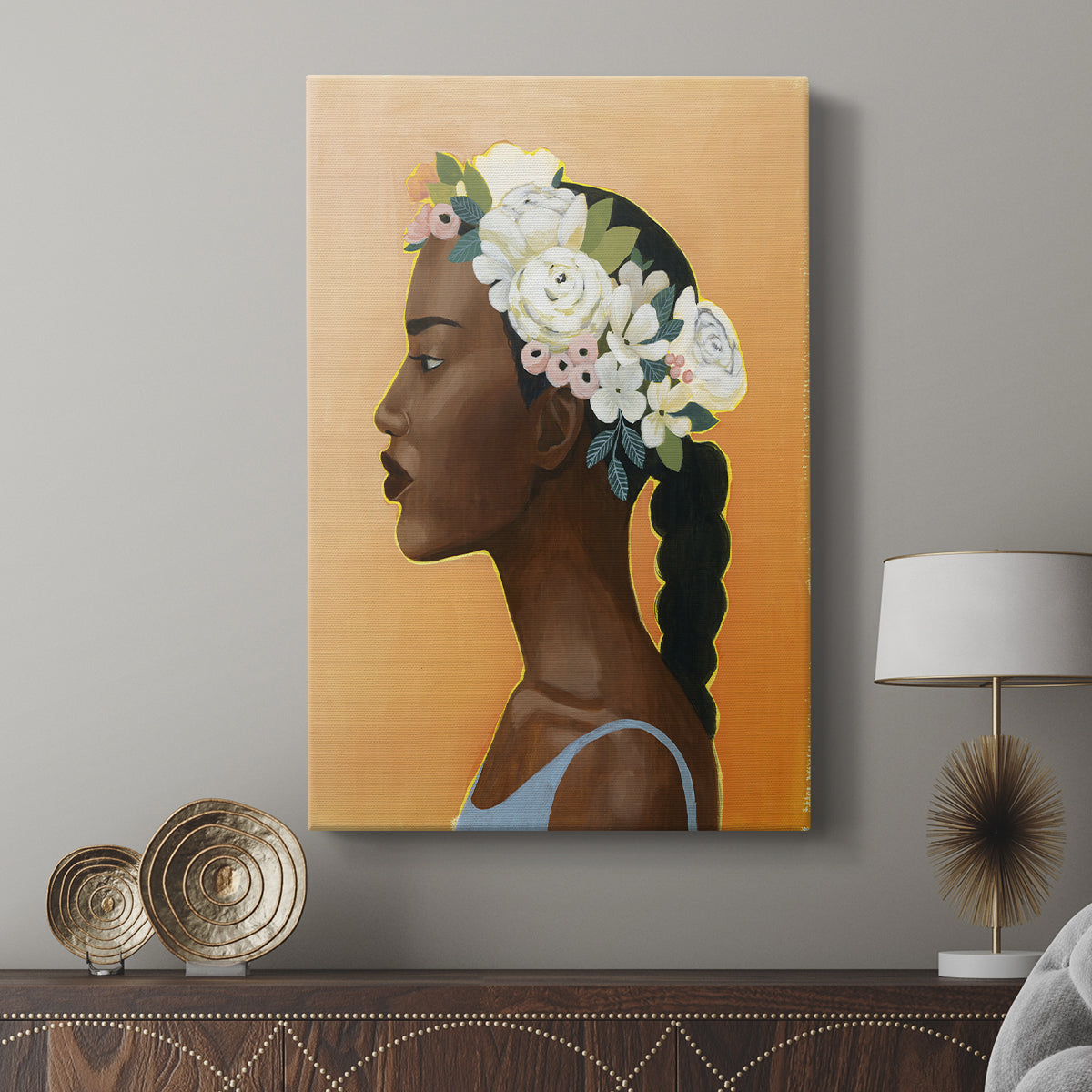 Modern Laurel II - Canvas Art Print
