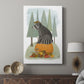 Raccoon On Pumpkin - Canvas Art Print