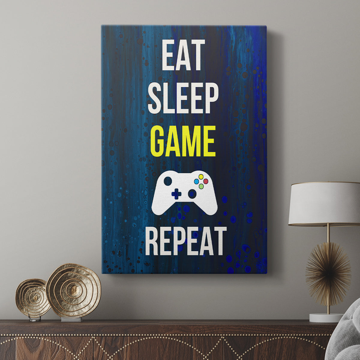 Gamer at Play V - Canvas Art Print