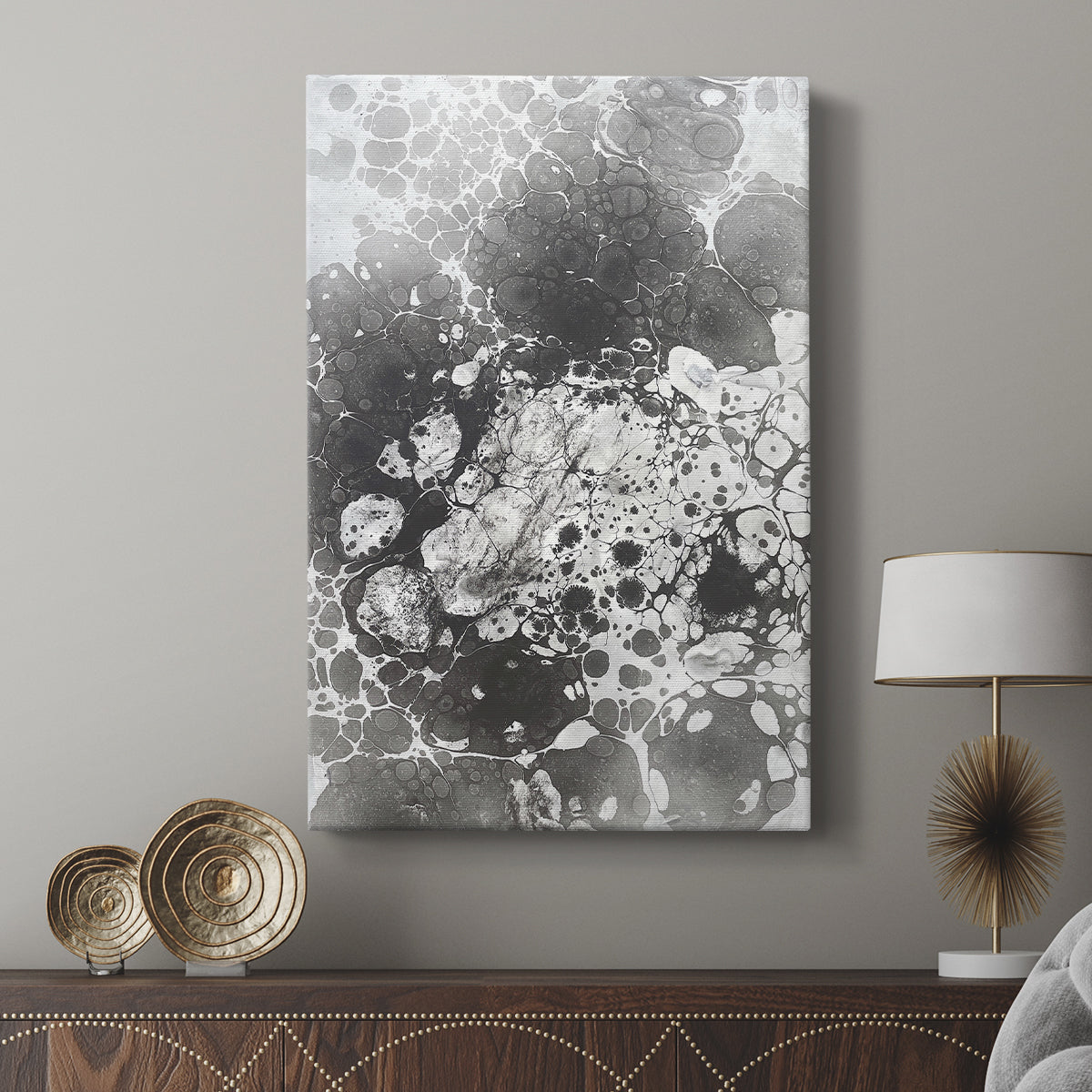 Marbling VI - Canvas Art Print