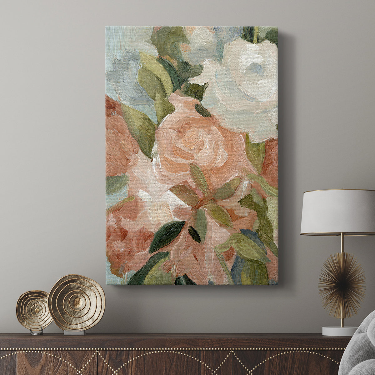 Bouquet Scatter III - Canvas Art Print