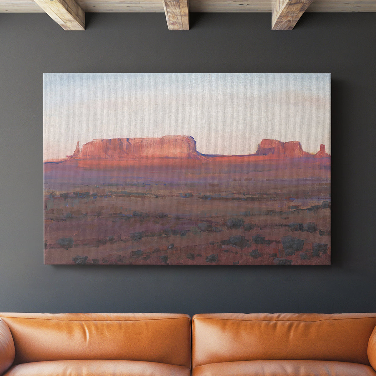 Red Rocks at Dusk I - Canvas Art Print