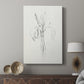 Neutral Iris Sketch II - Canvas Art Print