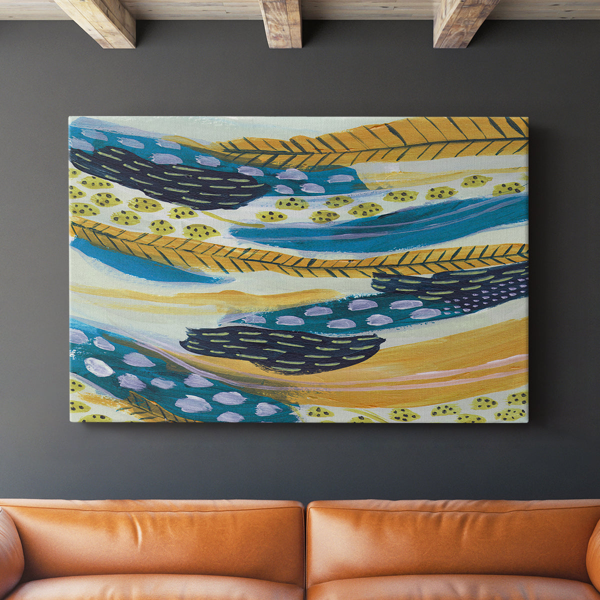 Feathery III - Canvas Art Print