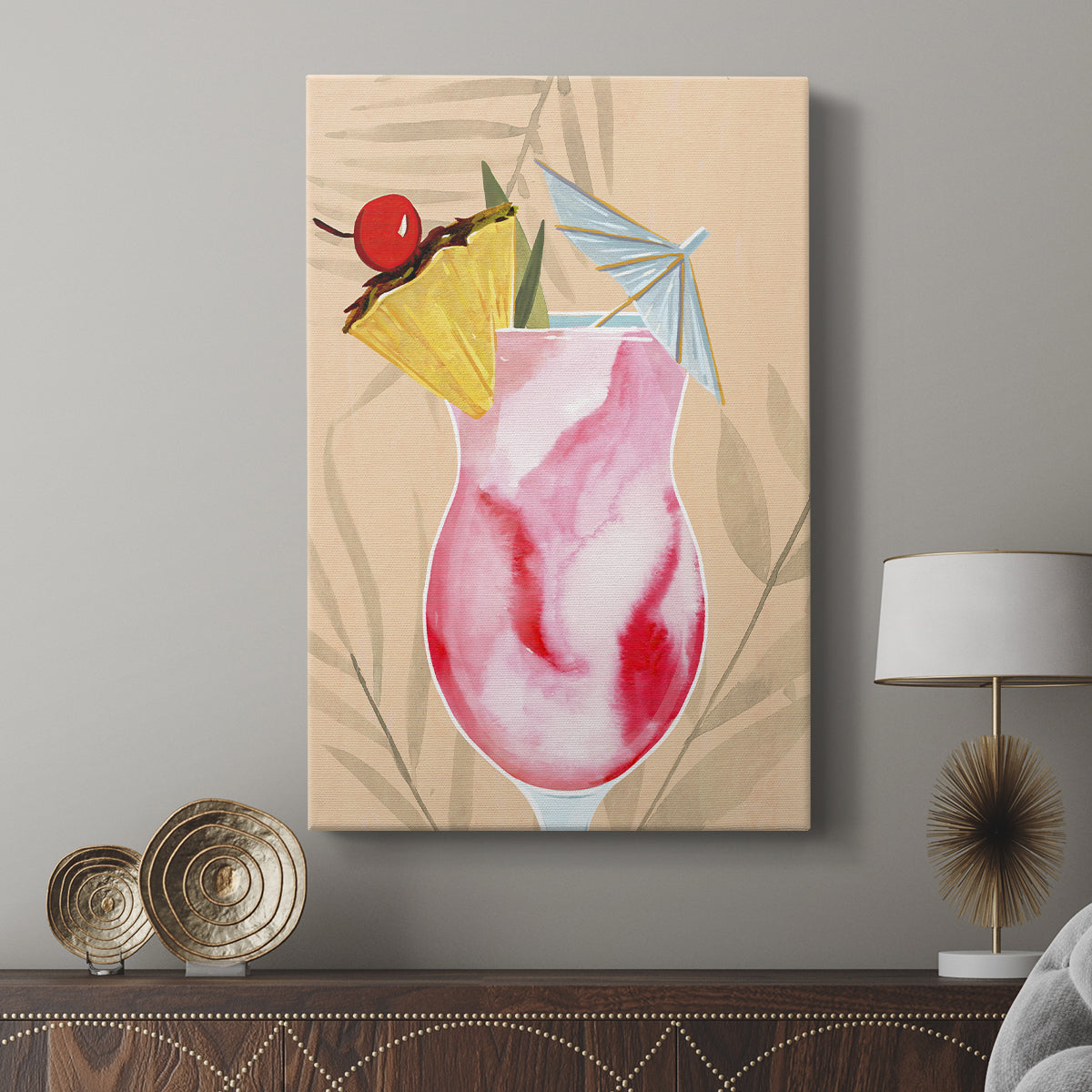 Tropical Cocktail II - Canvas Art Print