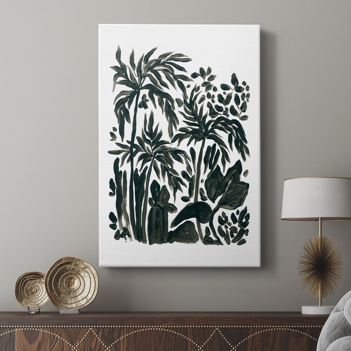 Ink Jungle III - Canvas Art Print