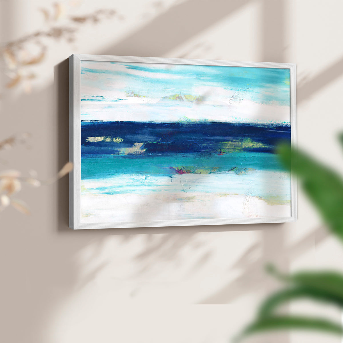 44887,abstract art,ocean,waves,blue,white,contemporary,artwork,landscape,modern design,fine art,home decor,wall art,textures,painting,visual art,creativity,oceanic,relaxation,serenity,design,beauty,imaginative,nature,color palette,inspiration,frame,aesthetic,stylish decor,decor,abstract landscape,ocean view,fluid art,brush strokes,contemporary artist,coastal art,Re-stickable,Abstract