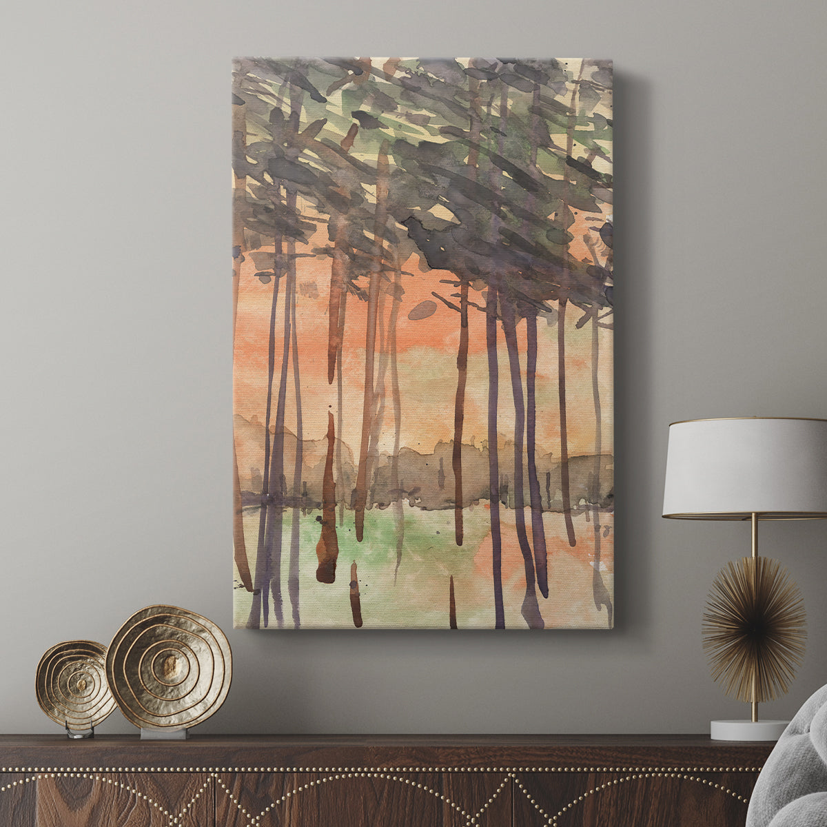 Between the Trees I - Canvas Art Print