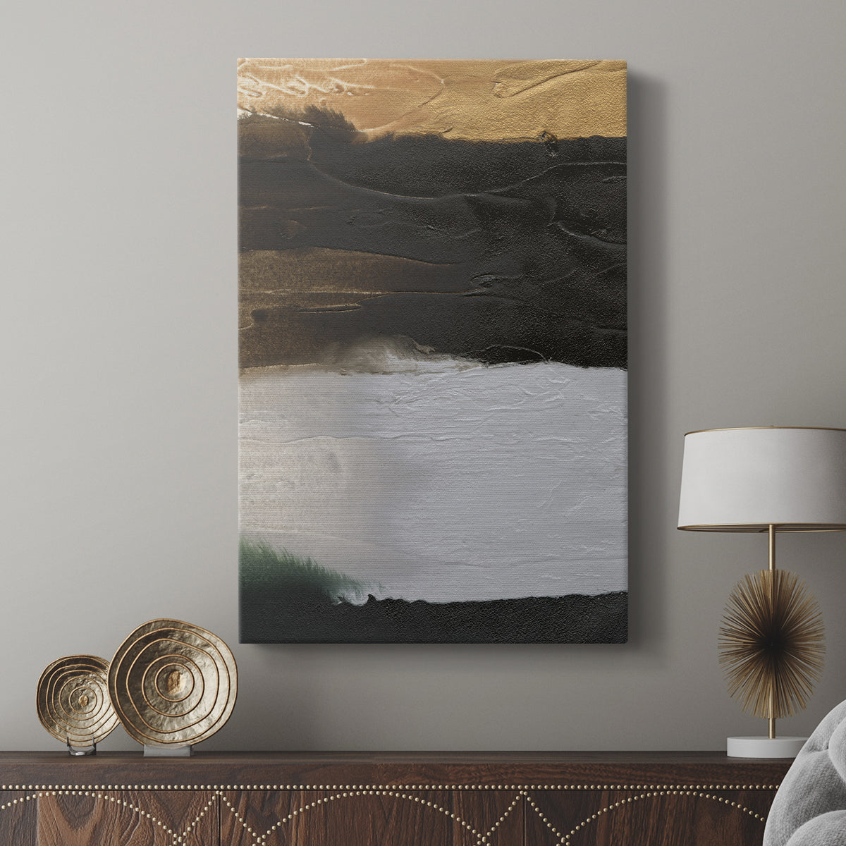 Embellished Coastal Plain I - Canvas Art Print