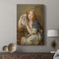 Canvas art print featuring a quiet composition with soft textures and natural tones displayed in a modern interior space.