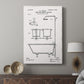Vintage Bath II - Canvas Art Print