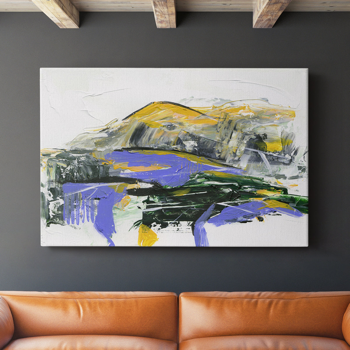 Silent Mountain V - Canvas Art Print