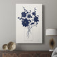 Indigo Sketch Bouquet II - Canvas Art Print